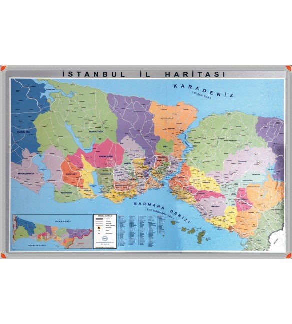 İstanbul Haritası Alm Çerçeve